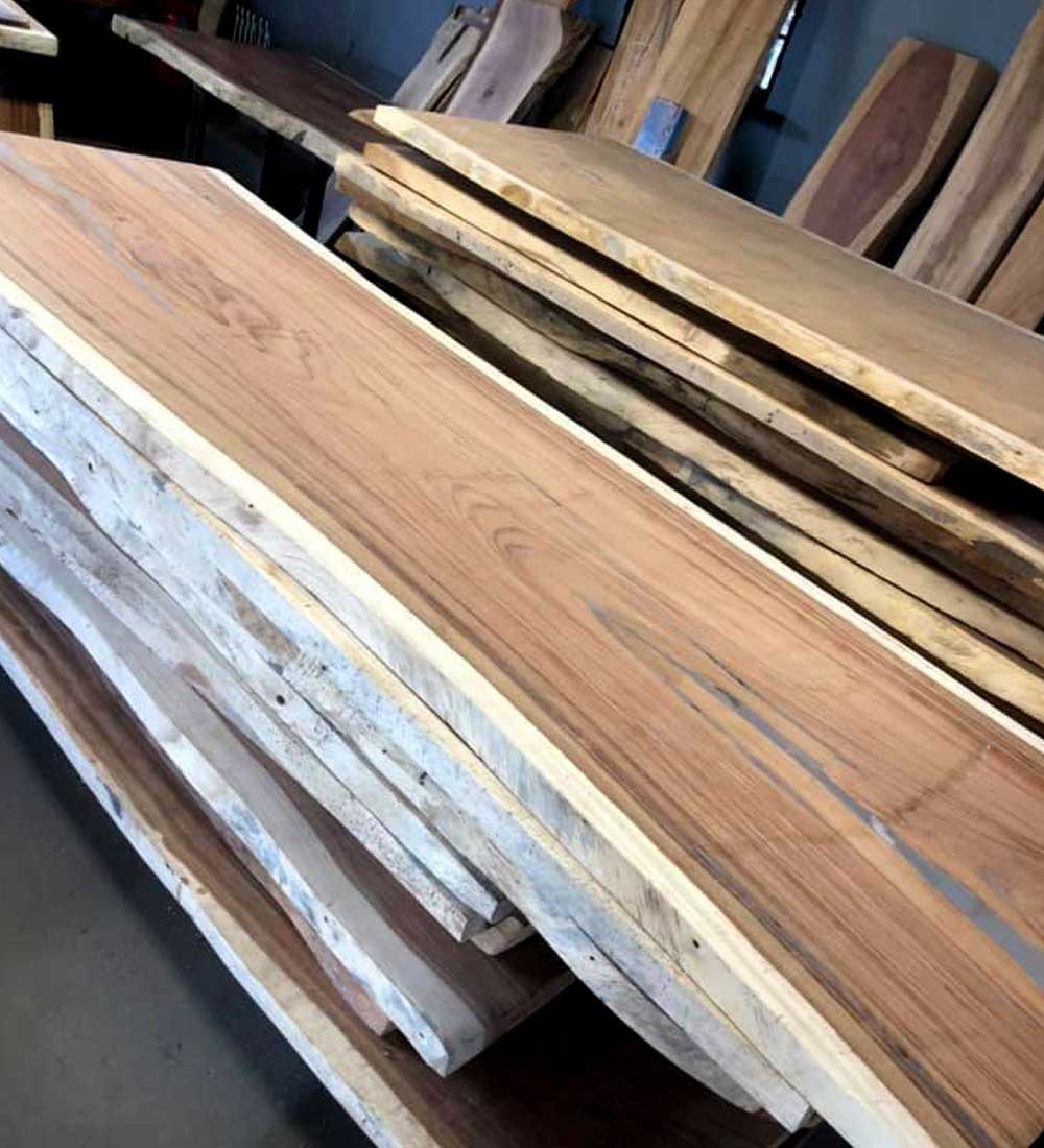 Houston Live Edge Solid Wood Table